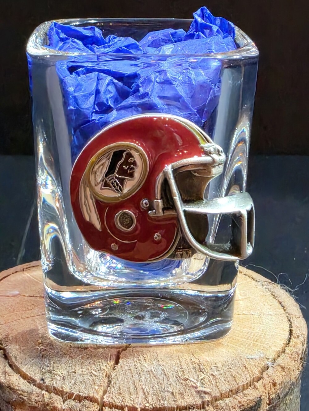 NFL Washington Commanders Former Mascot Shot Glass